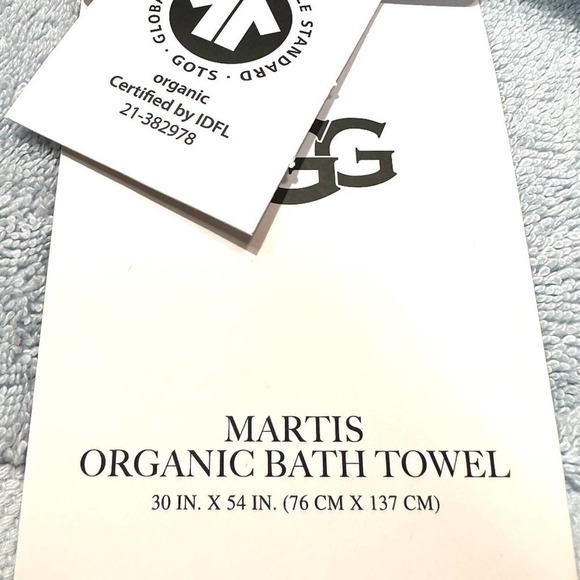 NEW UGG MARTIS BATH TOWELS SET OF 3 - ORGANIC COTTON TOWELS - UGG TOWELS - Picture 2 of 2